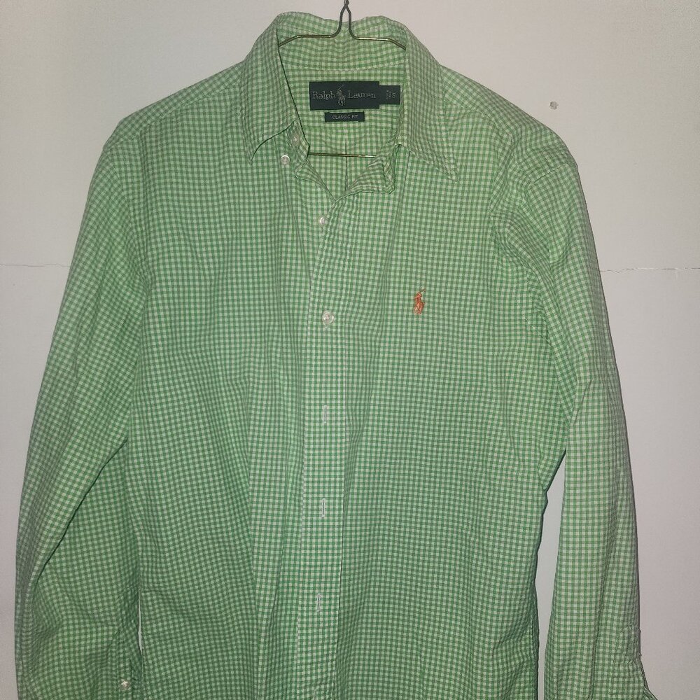 Ralph Lauren Classic Fit Gingham Oxford Shirt